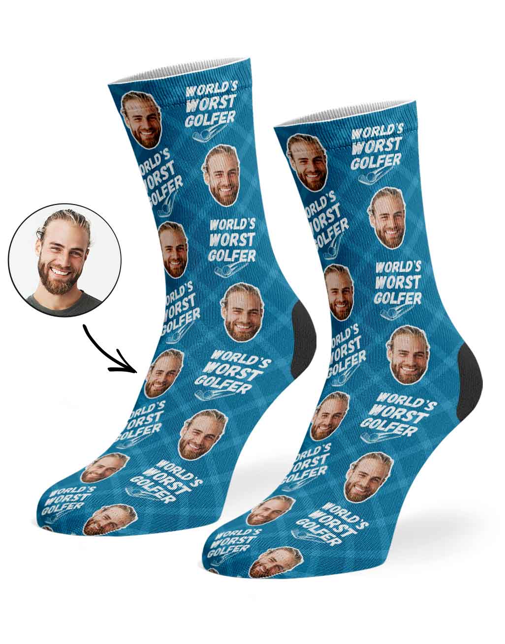 World's Worst Golfer Socks