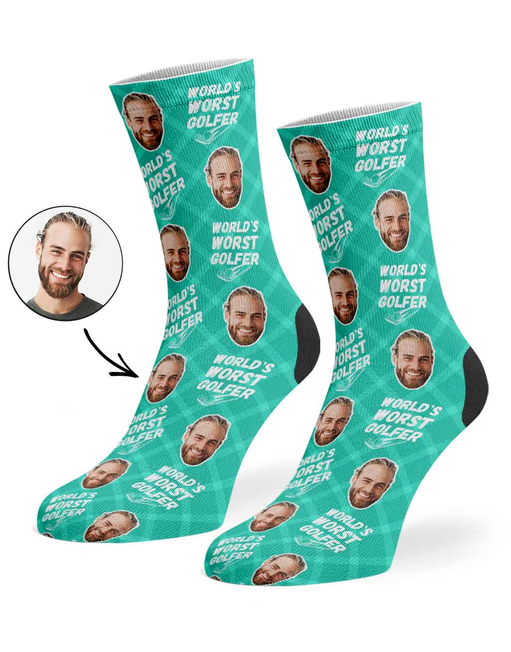 World's Worst Golfer Socks