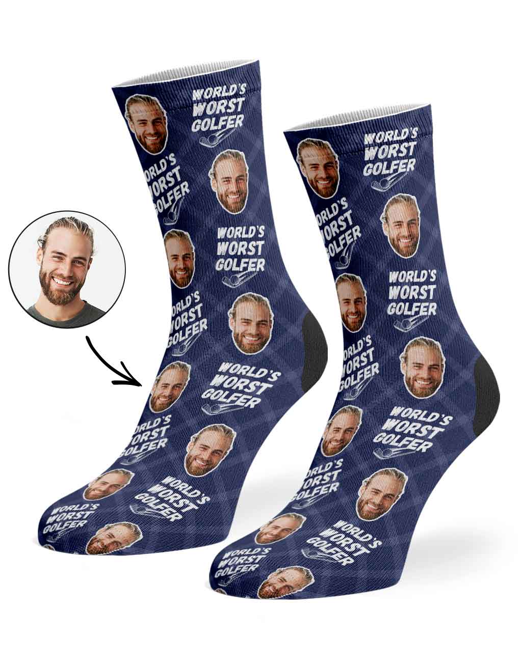 World's Worst Golfer Socks