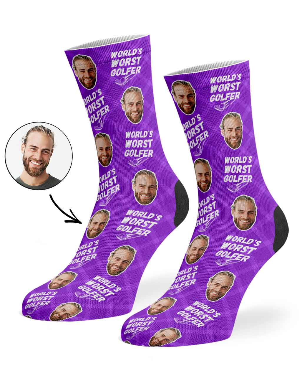 World's Worst Golfer Socks