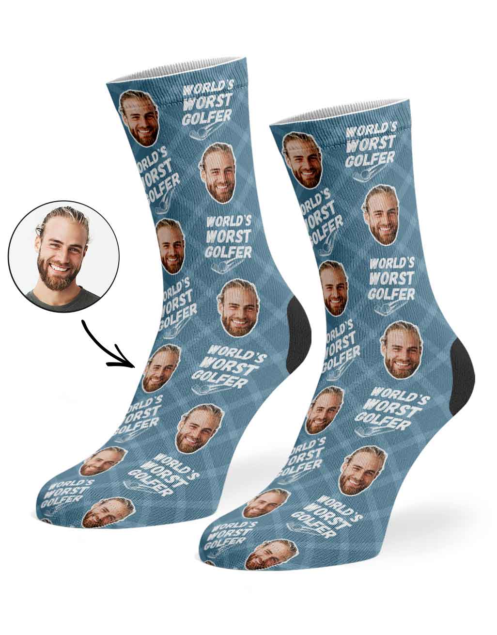 World's Worst Golfer Socks