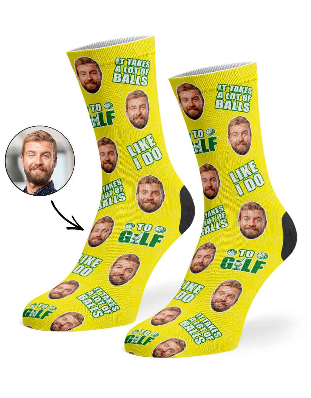 It Takes A Lot Of Balls To Golf Like I Do Socks