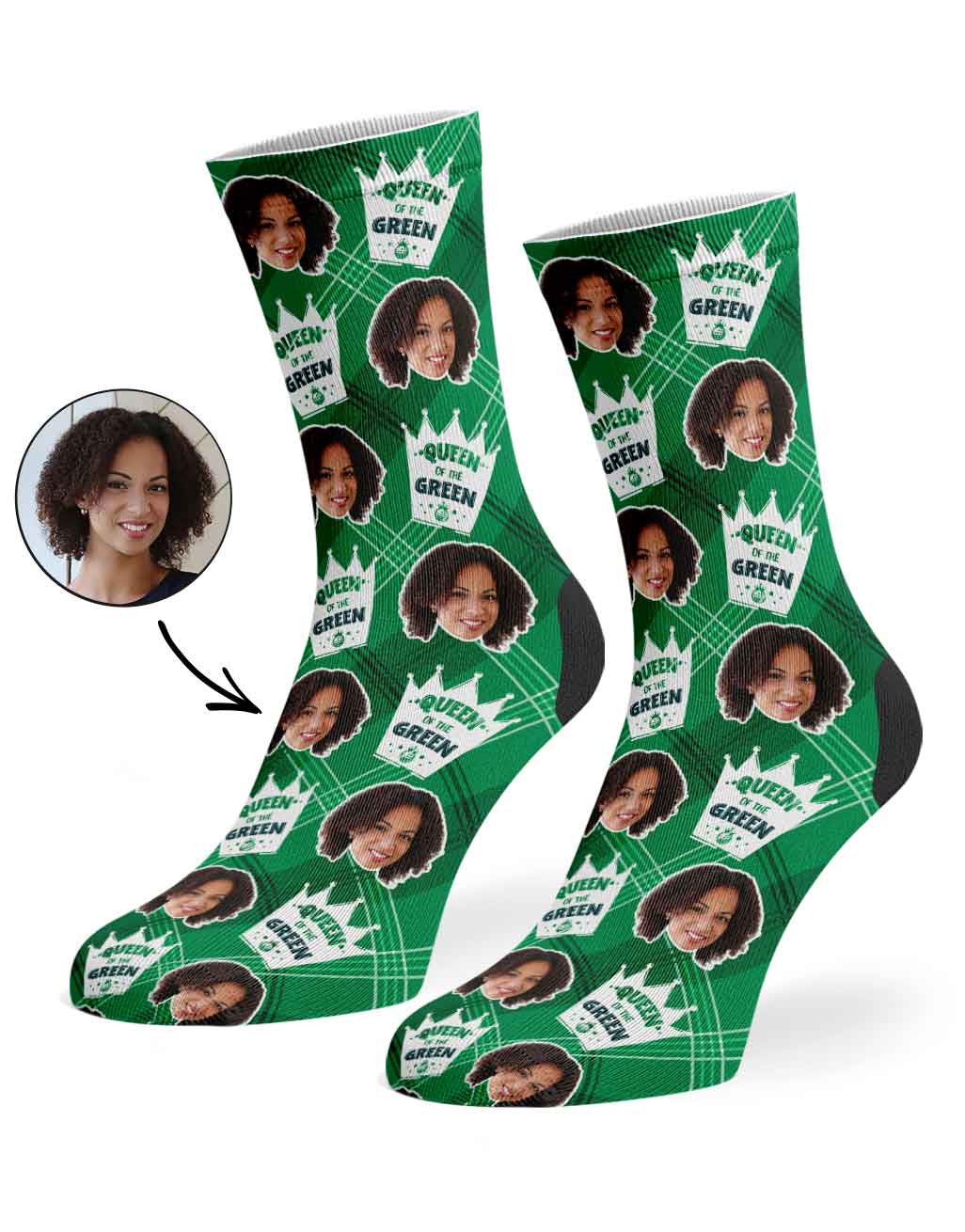 Queen Of The Green Socks
