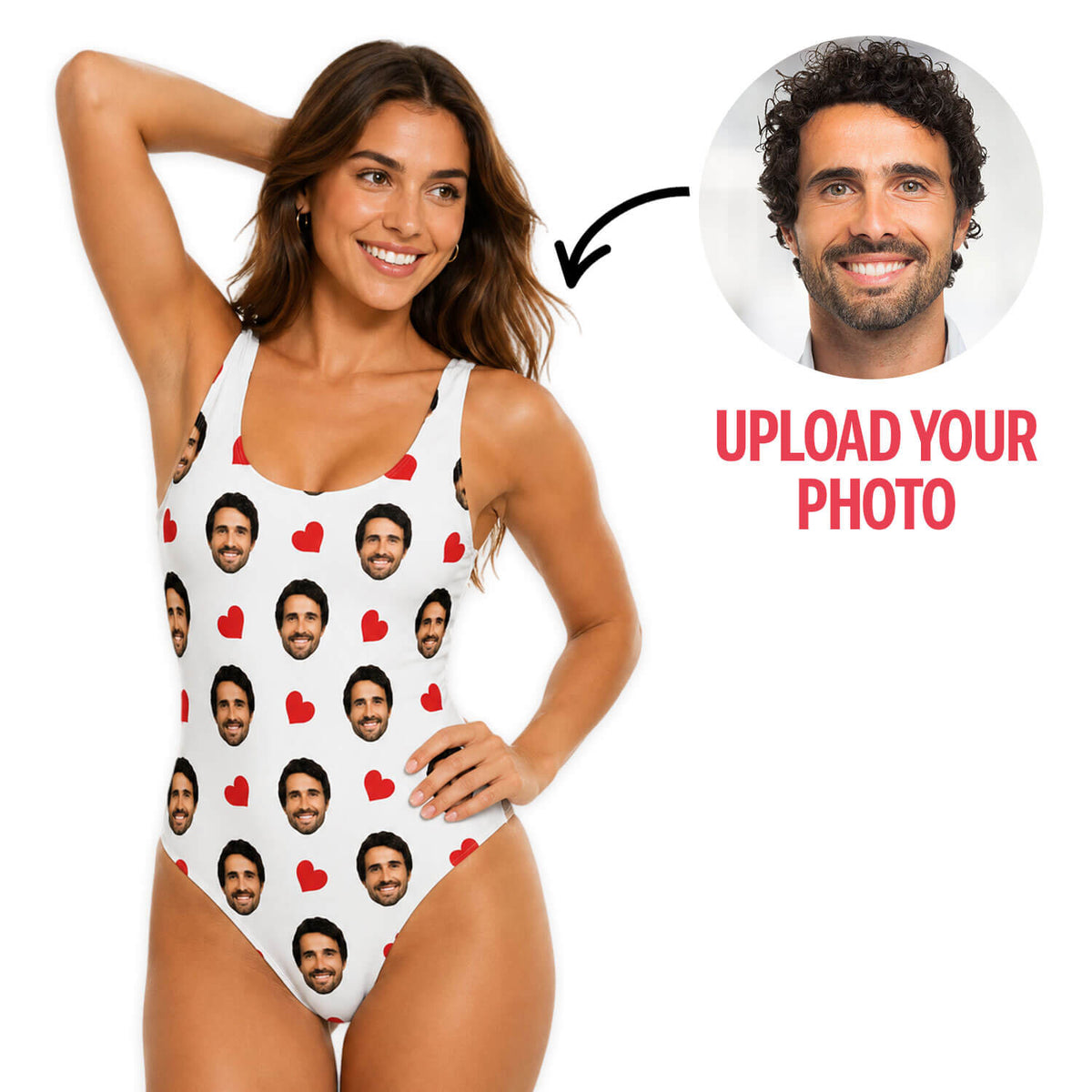 Red Hearts Swimsuit