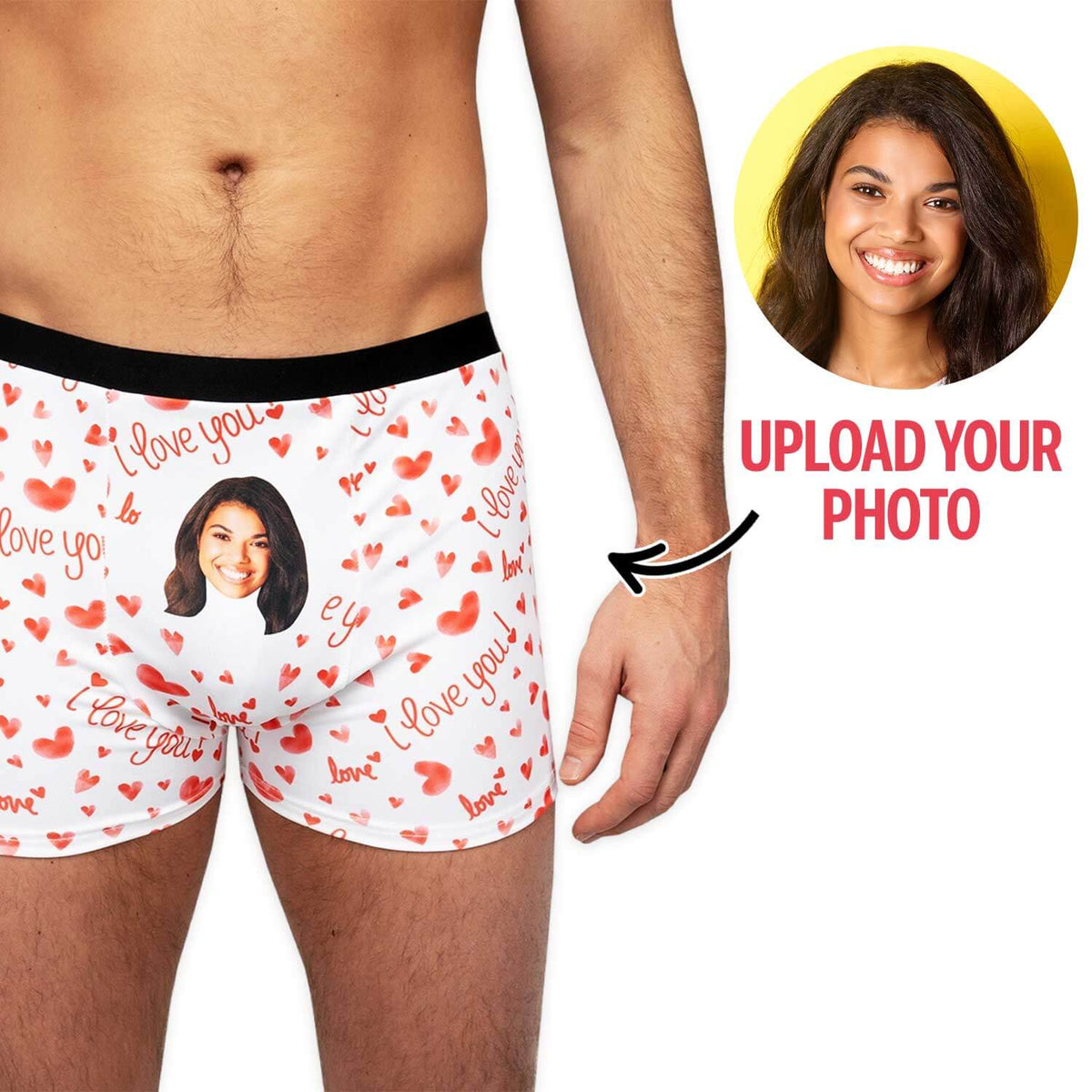 I Love You Face Boxers