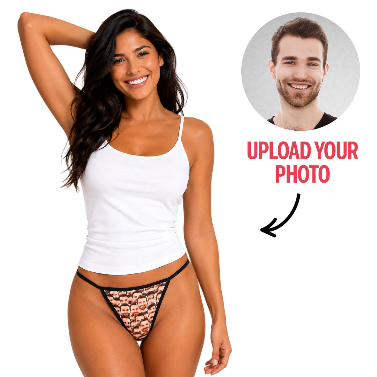 Face Mash Thong