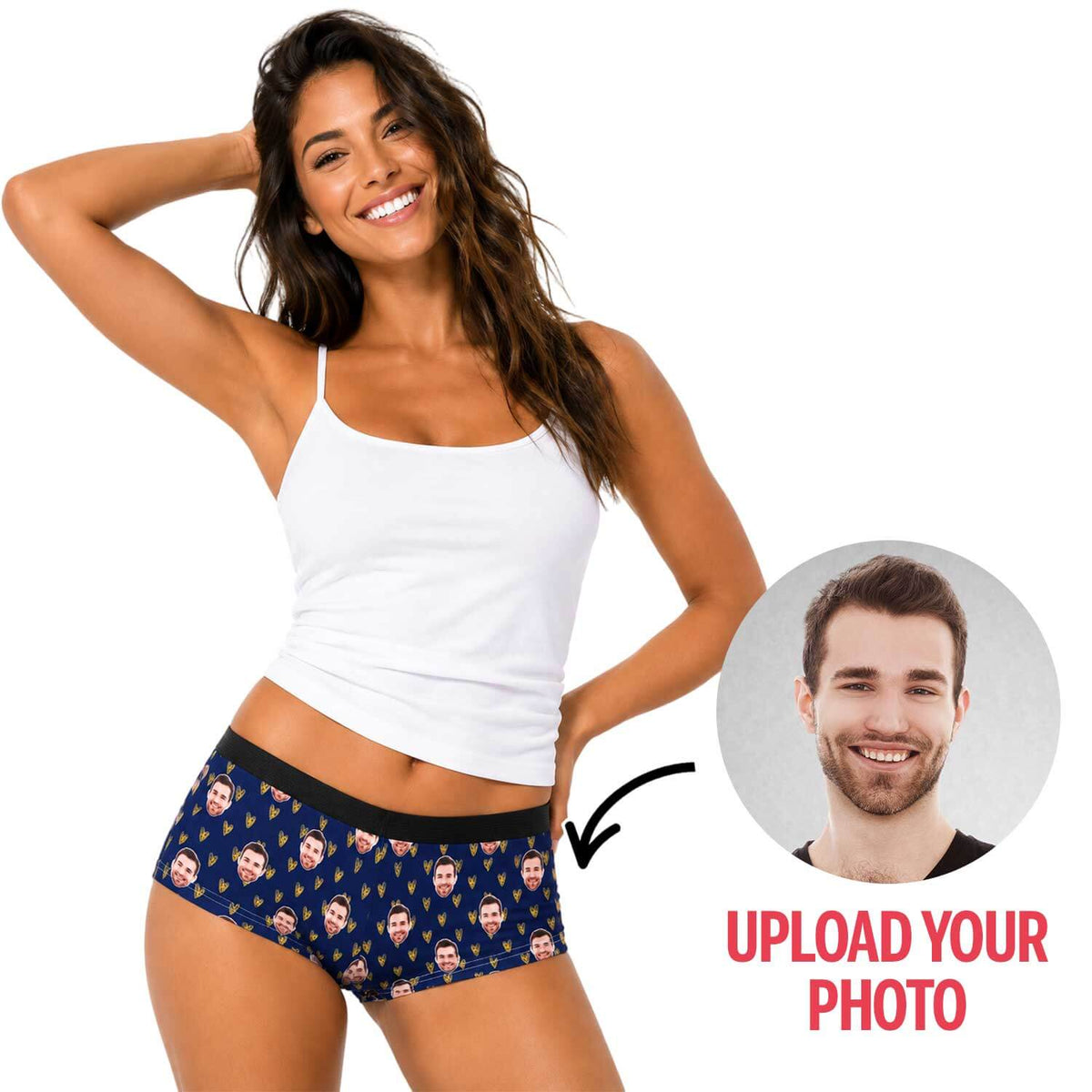 Face Hearts Knickers