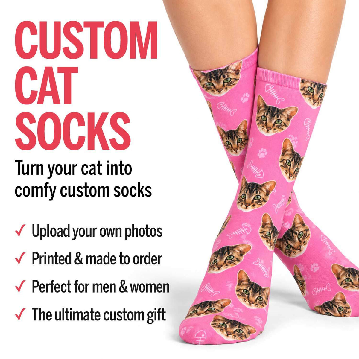 Your Cat Personalised Socks