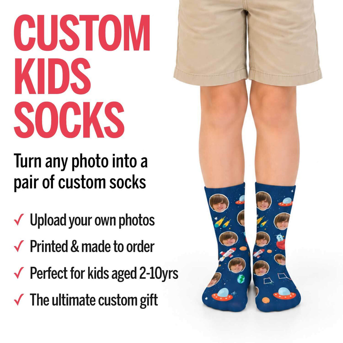Your Cat On Kids Socks