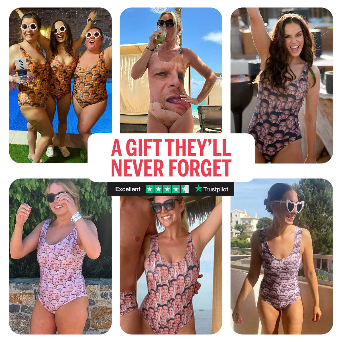 Face Mash Swimsuit