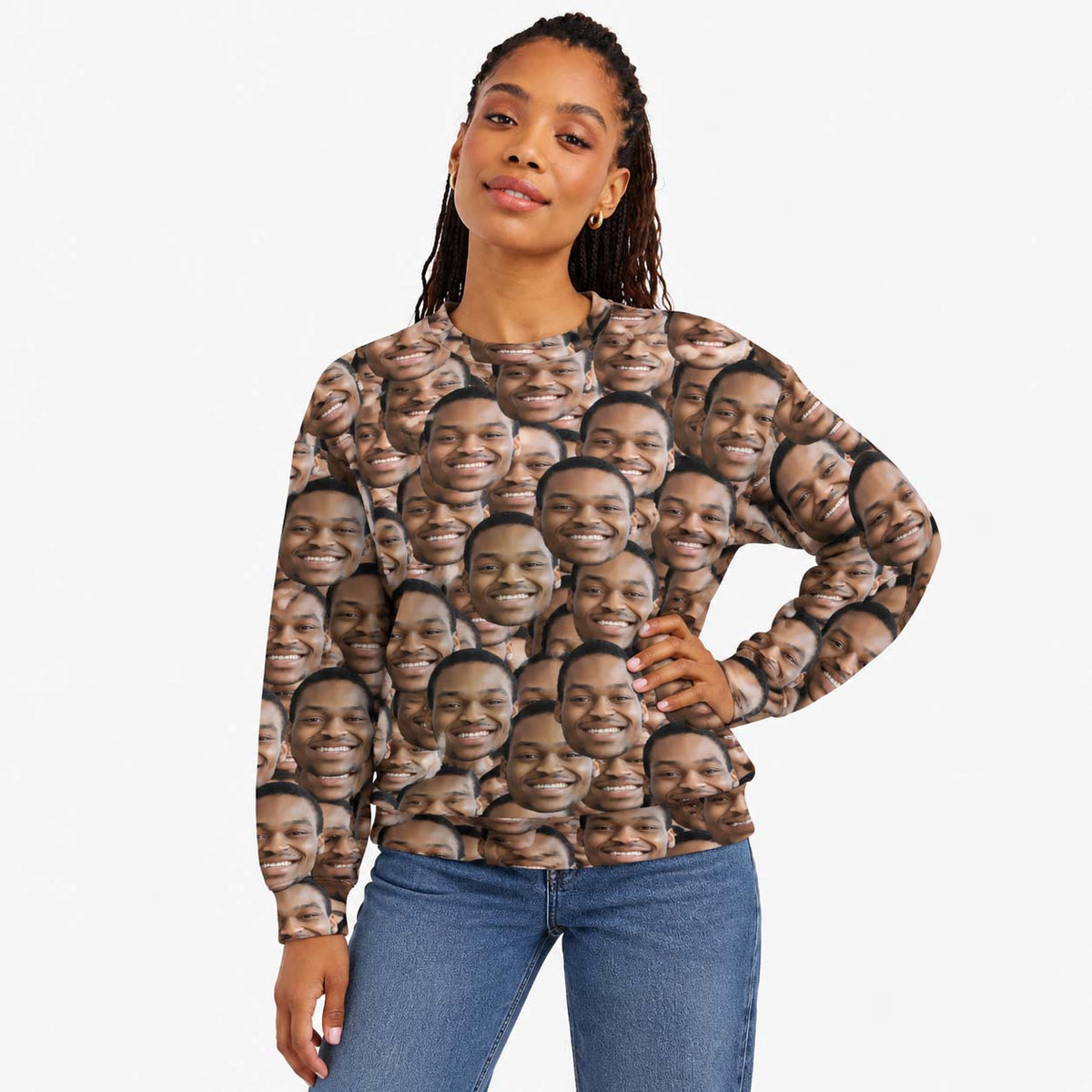 Face Mash Personalised Sweatshirt