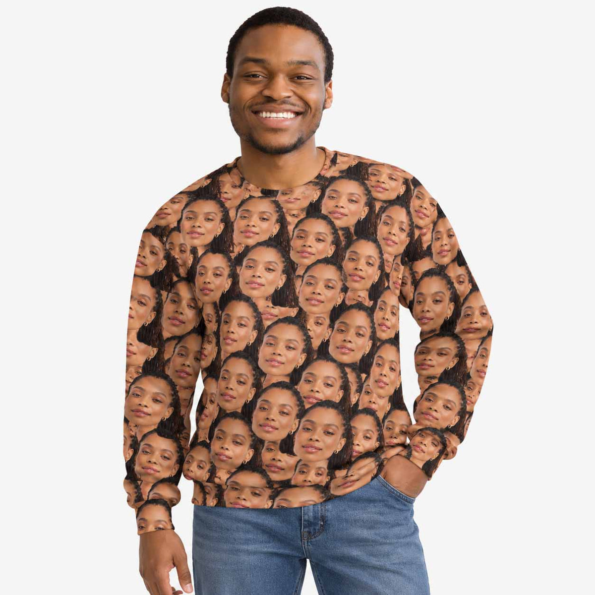 Face Mash Personalised Sweatshirt