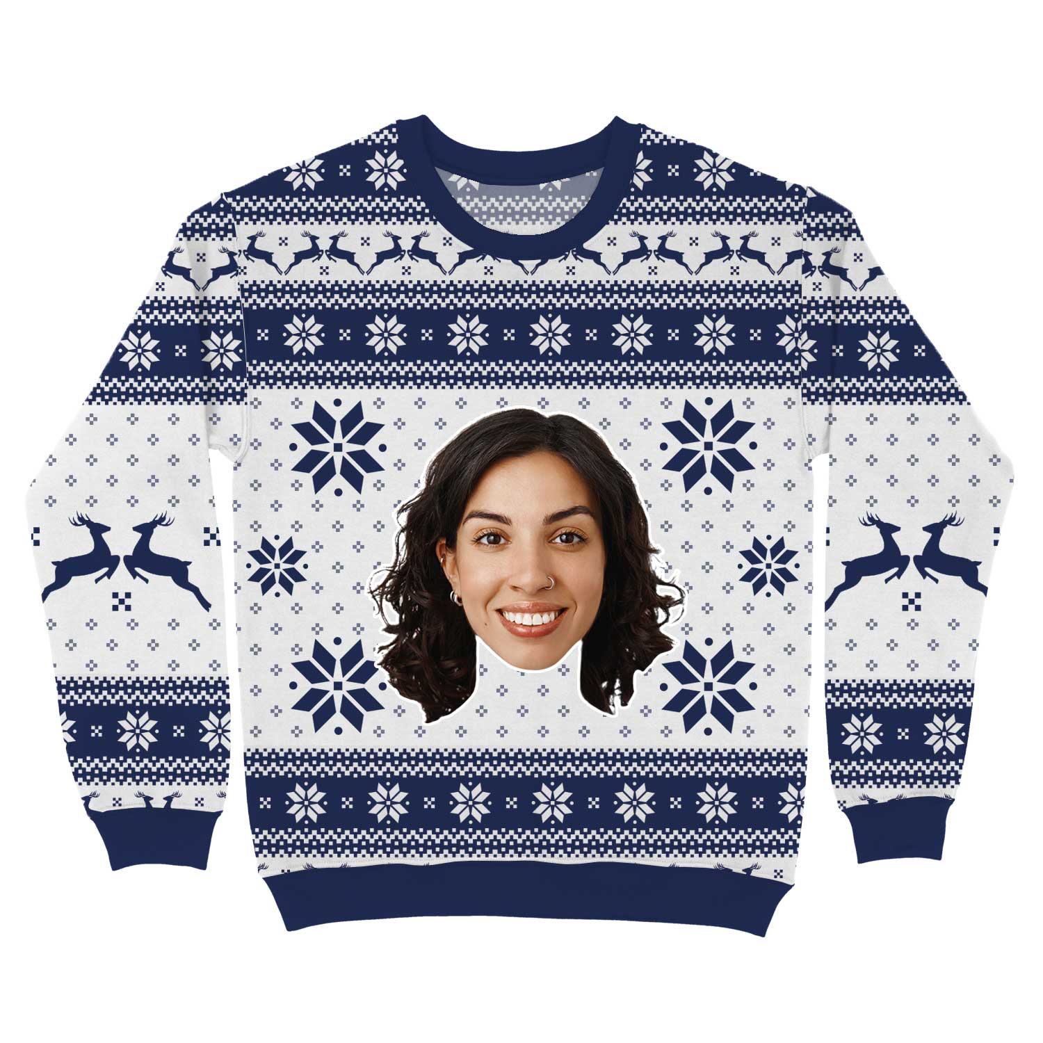 Your Face Big Personalised Christmas Jumper