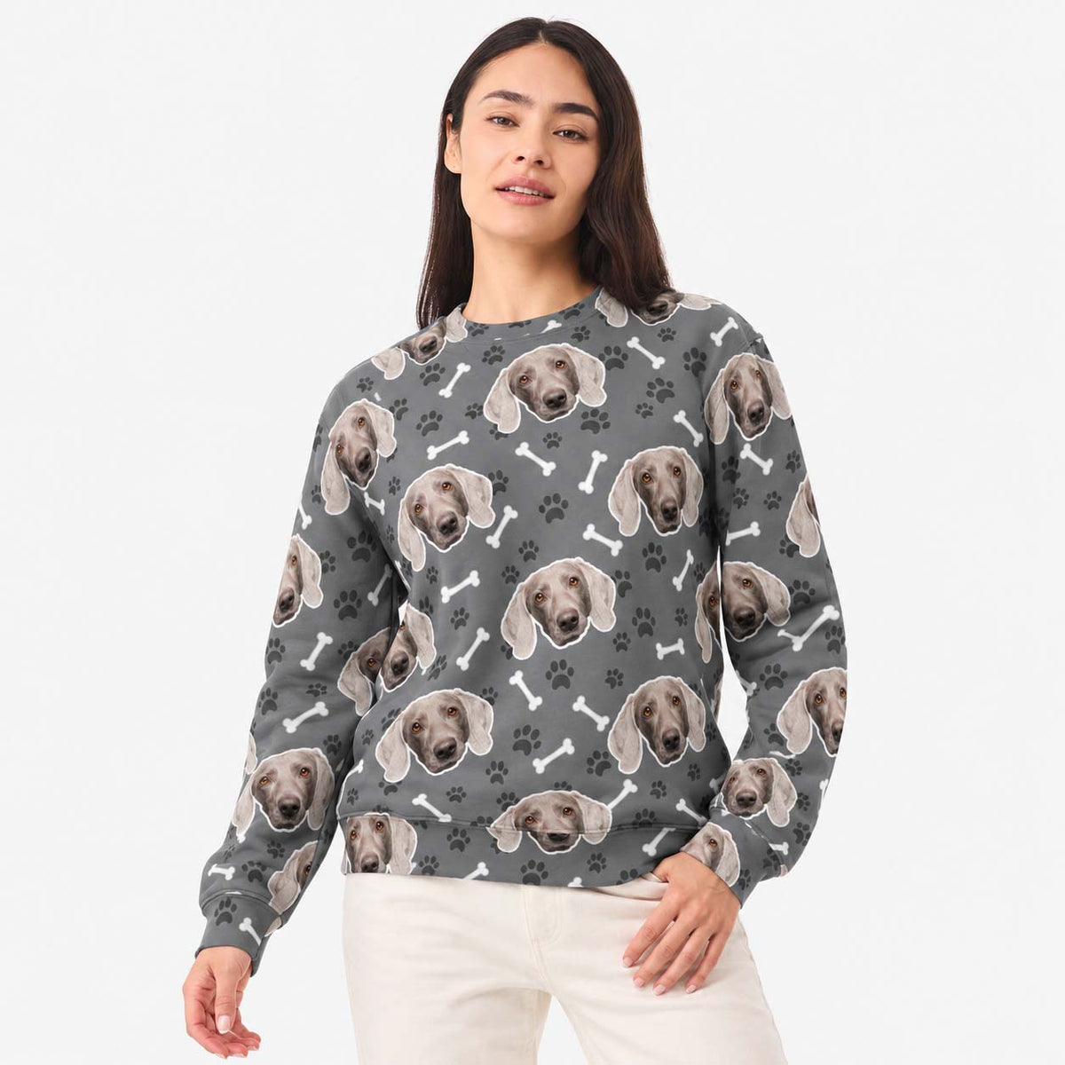 Dogsy Pattern Personalised Sweatshirt
