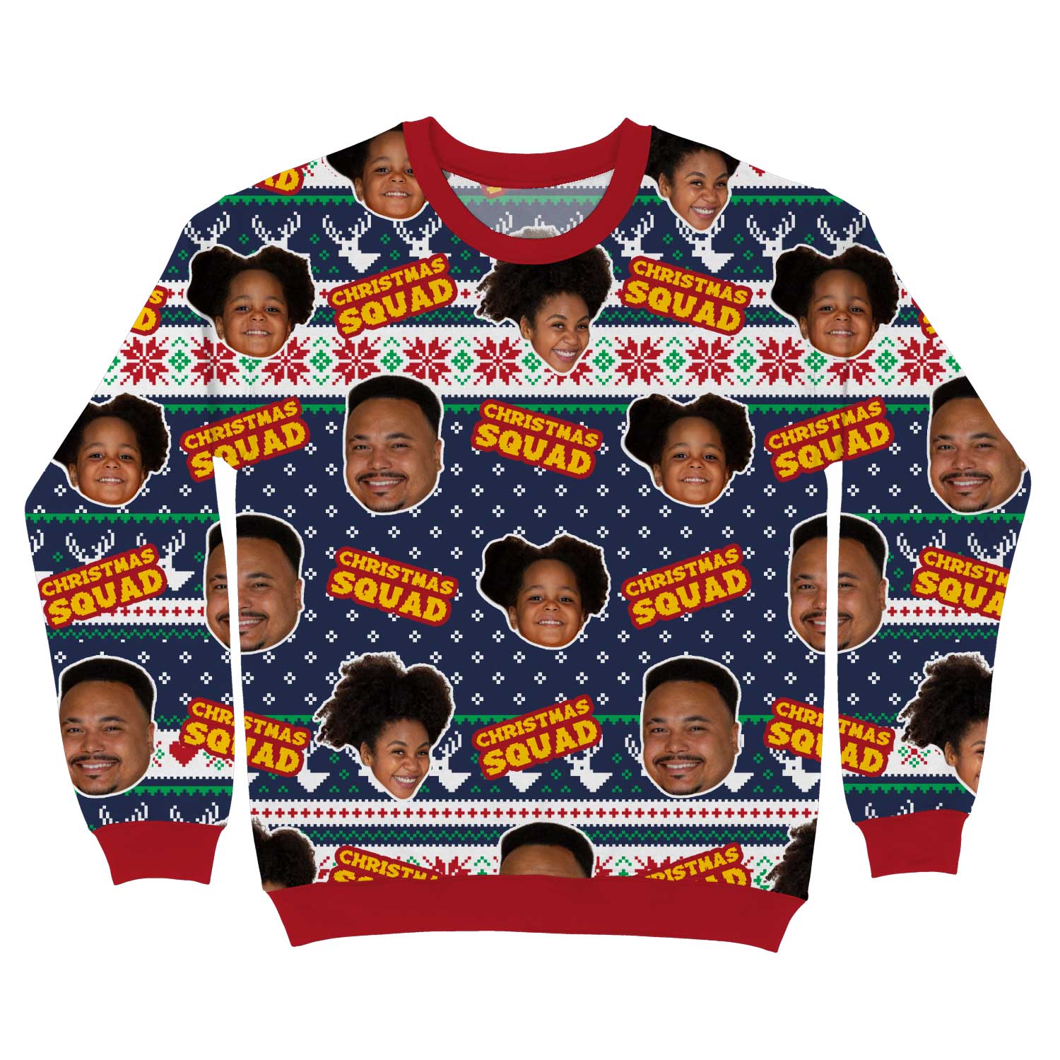 Christmas Squad Personalised Jumper