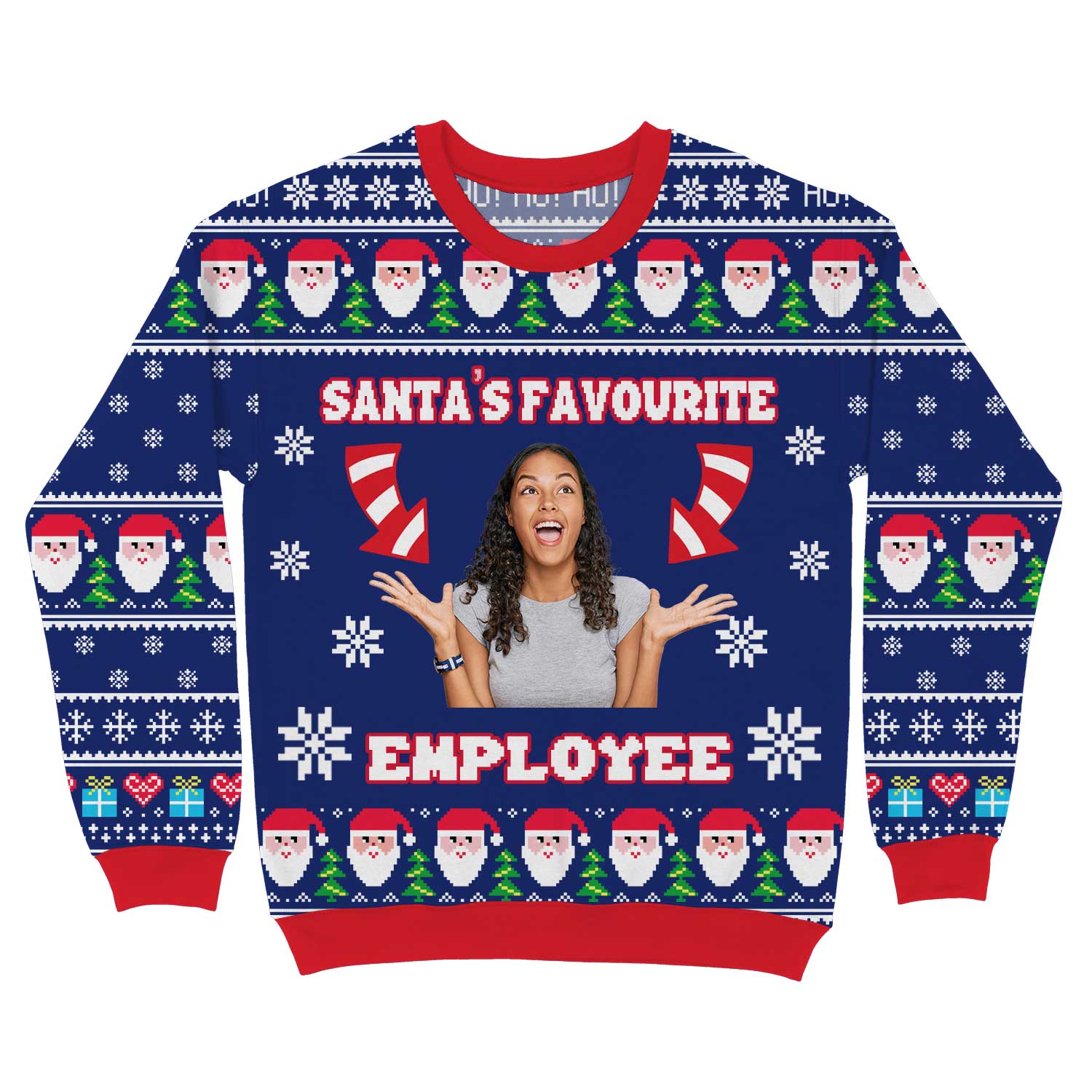 Santa's Favourite Employee Personalised Christmas Jumper