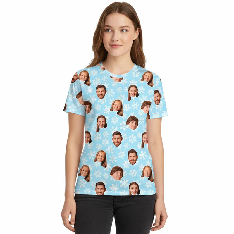 Snowflakes Custom T-Shirt