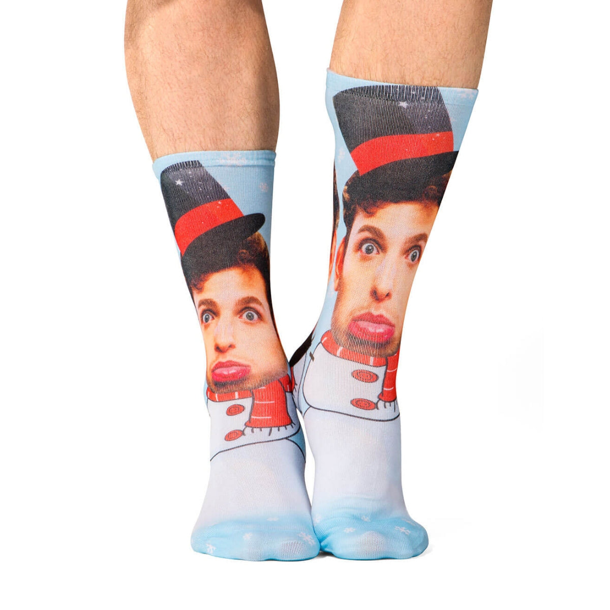 Snowman Face Socks