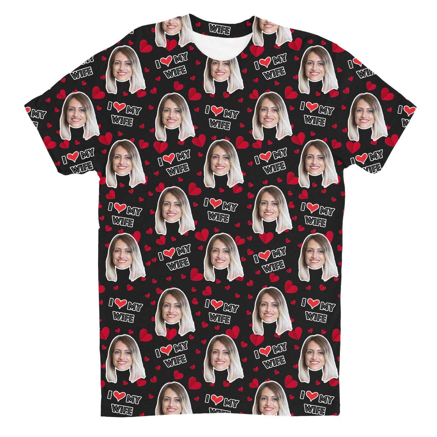 I Love My Wife Custom T-Shirt