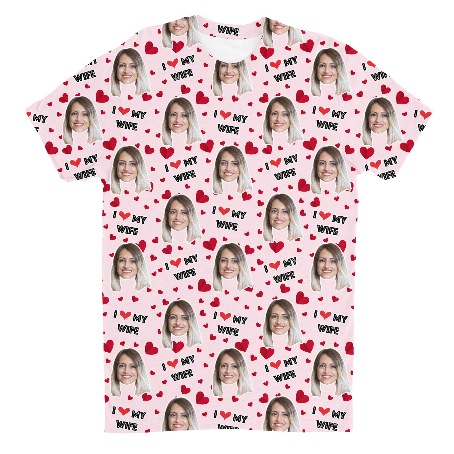 I Love My Wife Custom T-Shirt