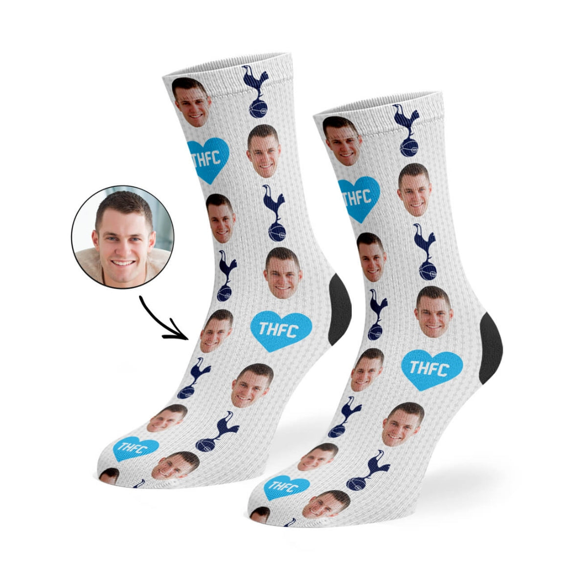 THFC Hearts Socks