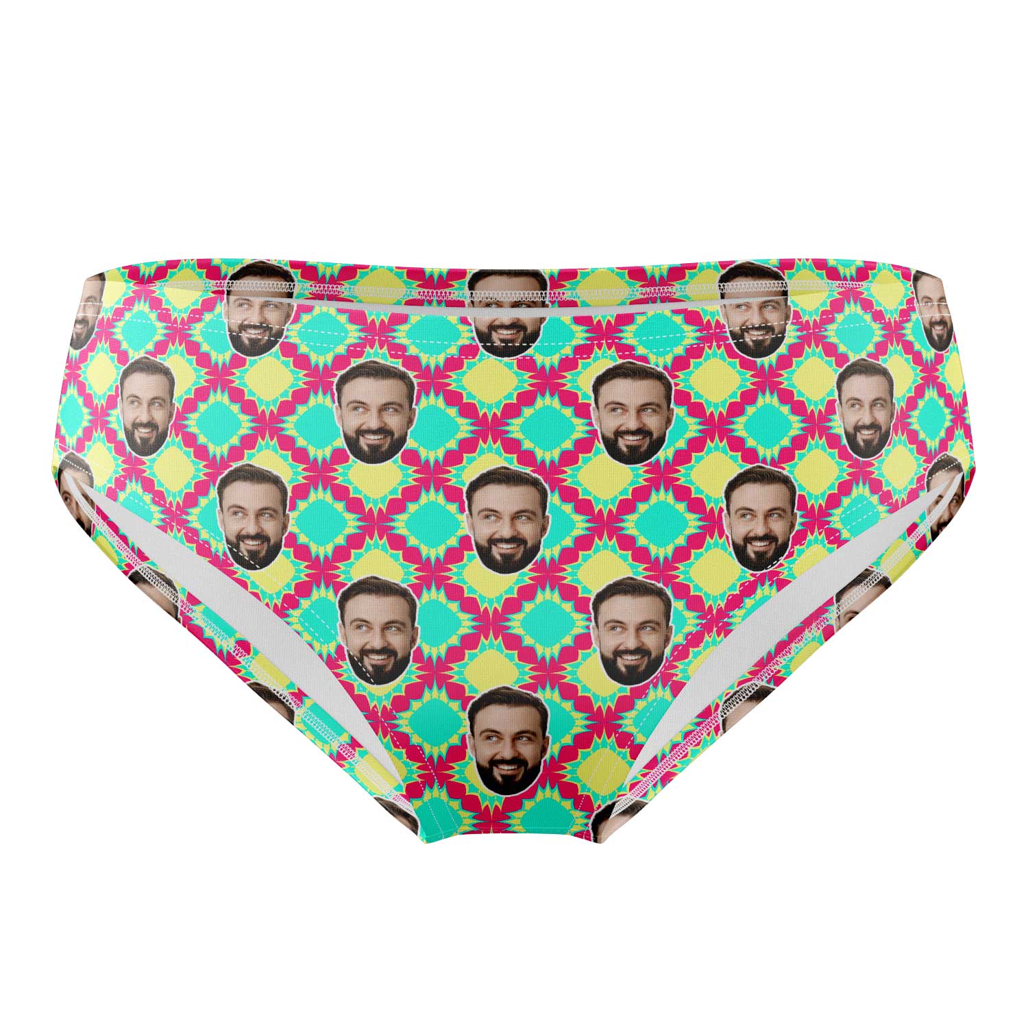 Tropical Abstract Custom Swim Trunks