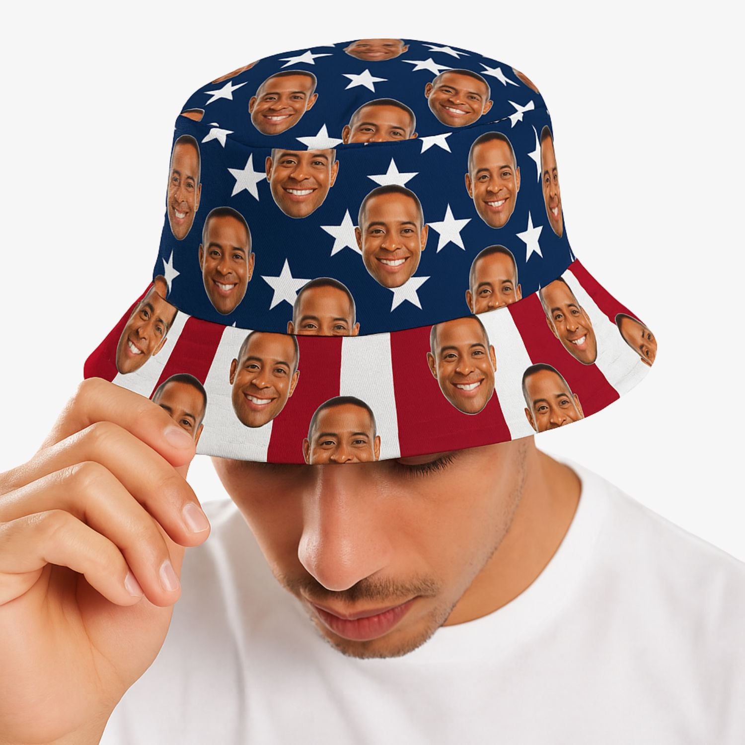 American Flag Custom Bucket Hat