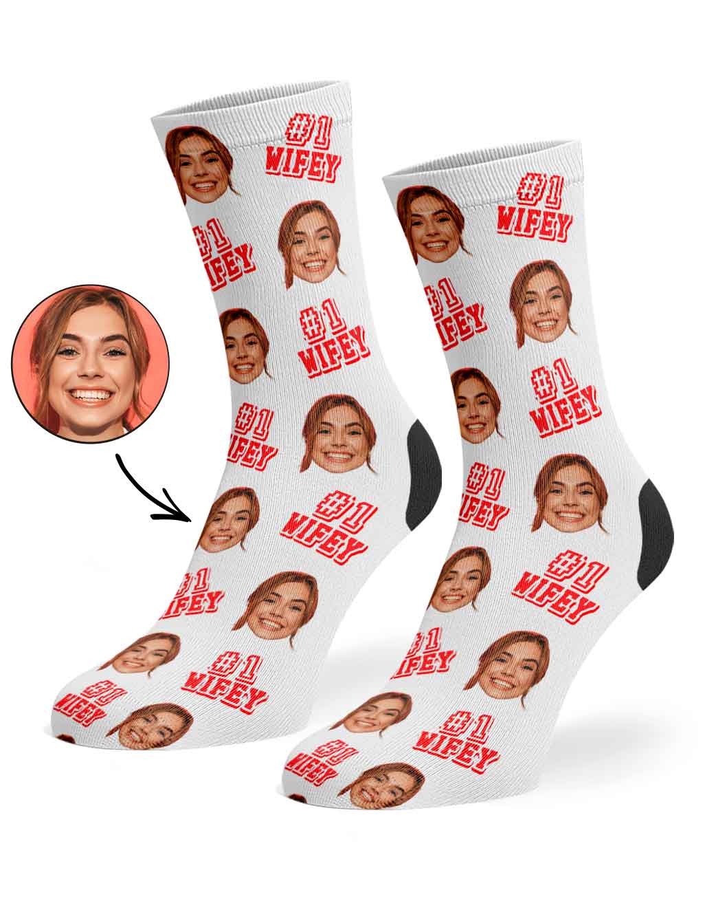 #1 Wifey Socks