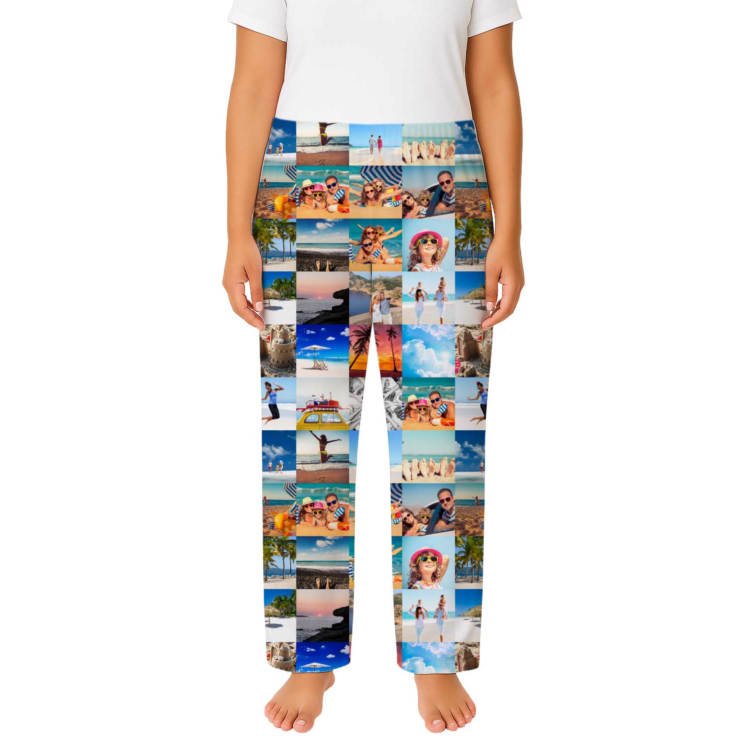 Photo Collage Custom Women's PJ Bottoms