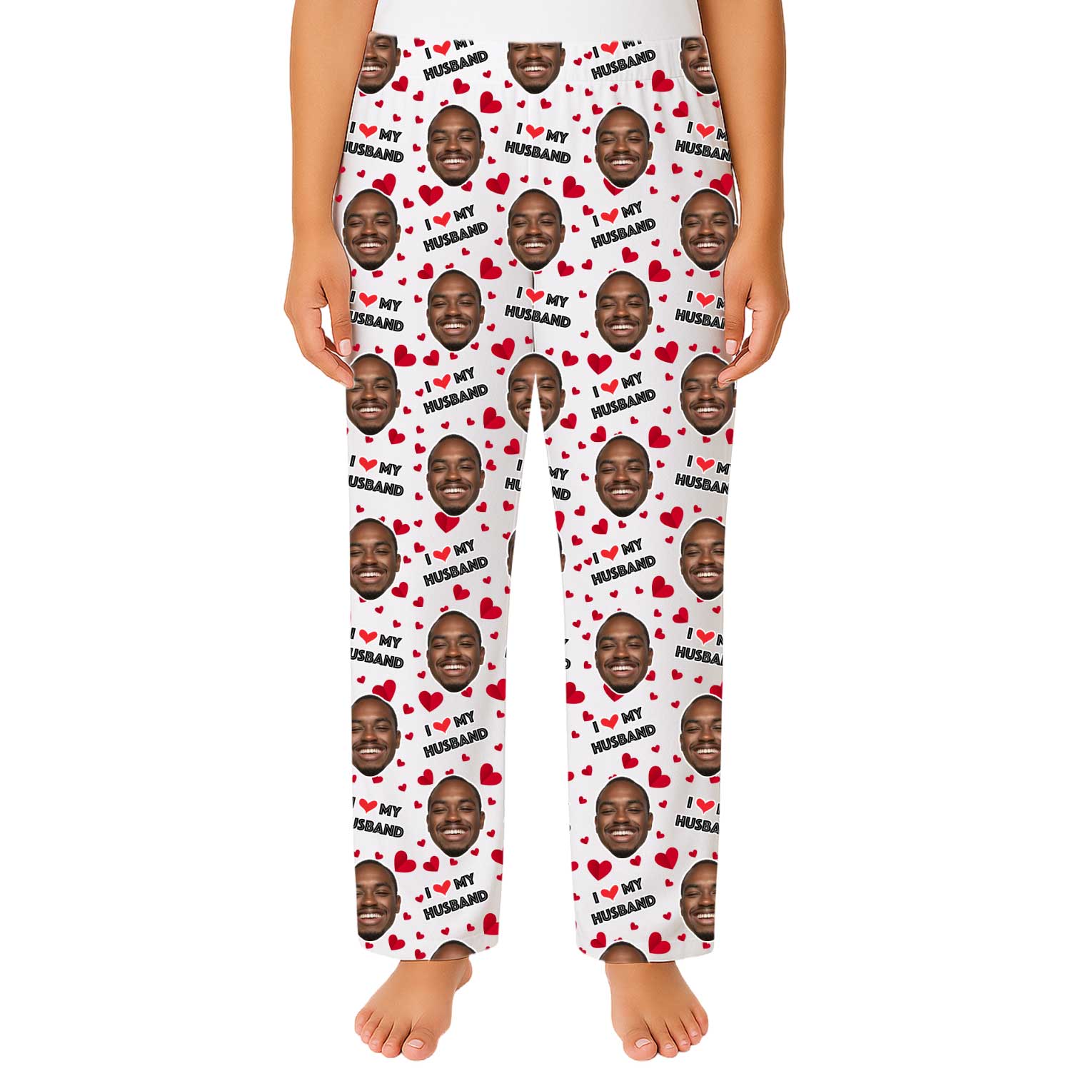 Women's I Love My Husband PJ Bottoms