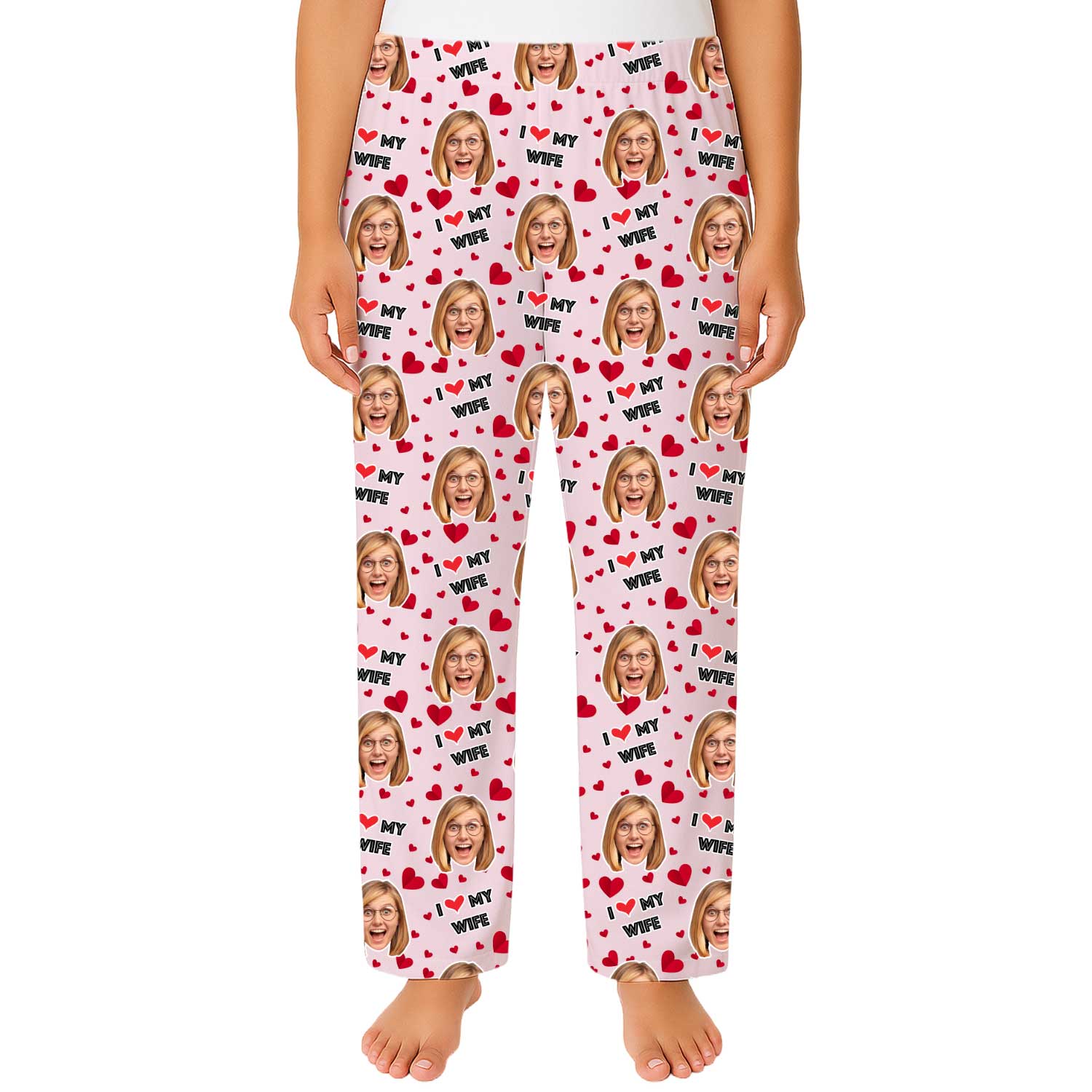 Women's I Love My Wife PJ Bottoms