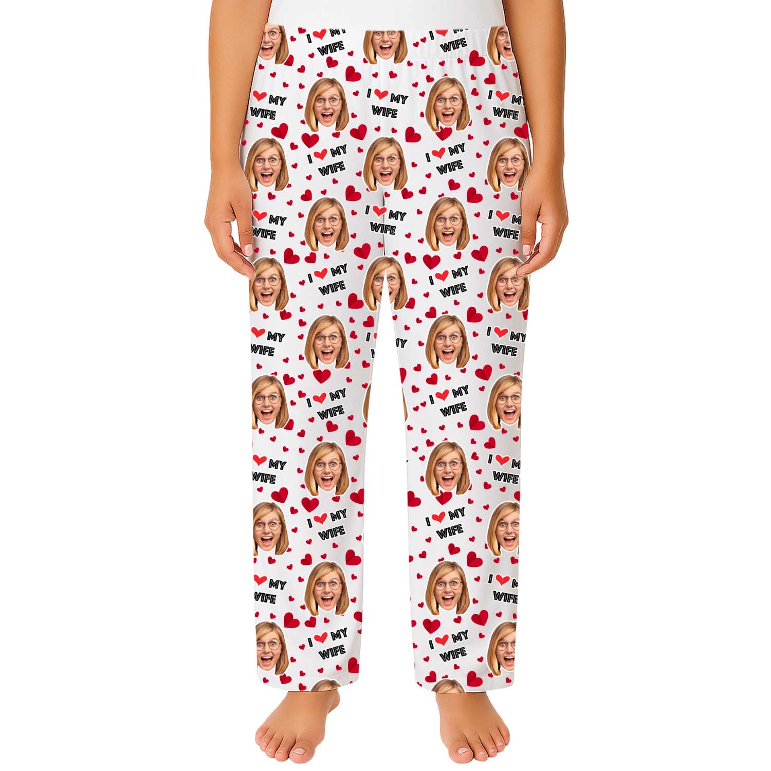Women's I Love My Wife PJ Bottoms