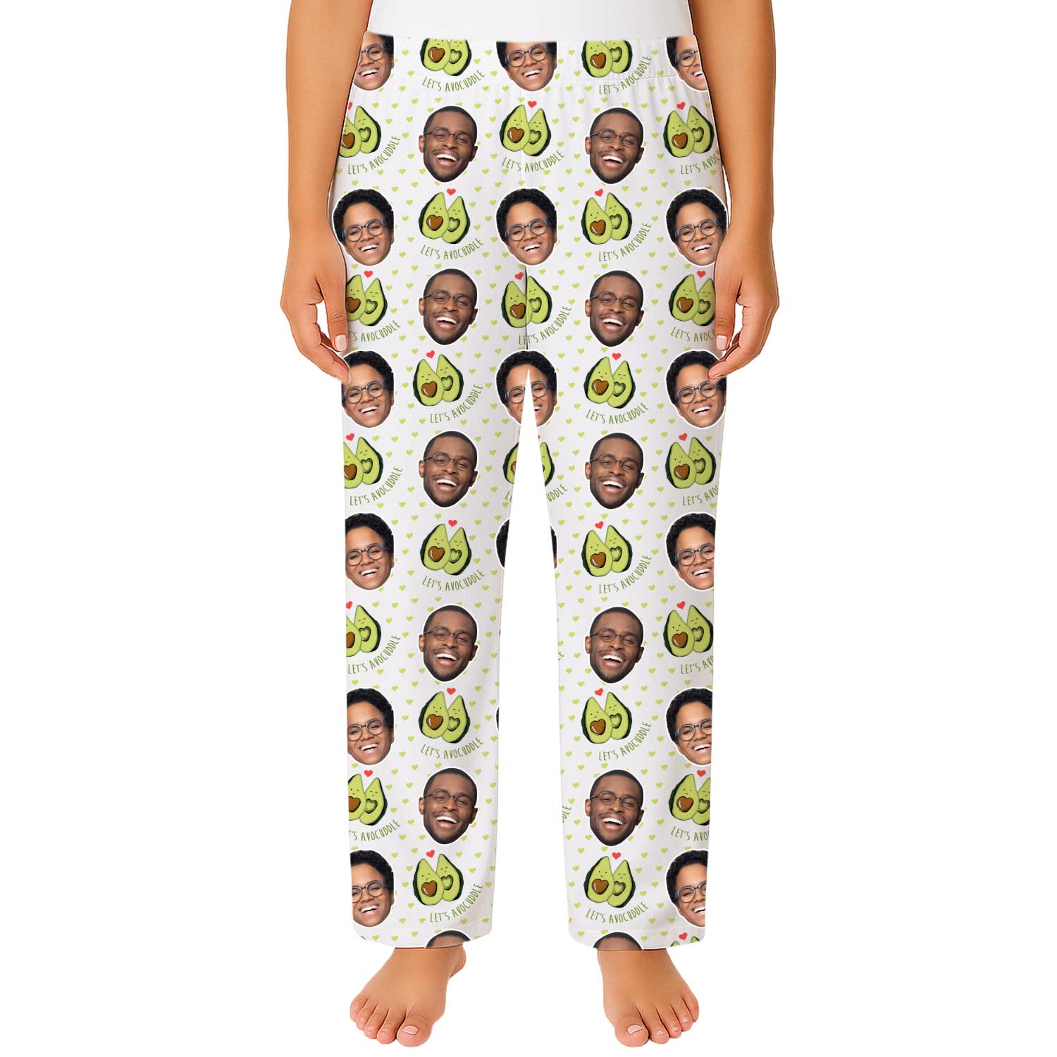 Let's Avocuddle Custom Women's PJ Bottoms