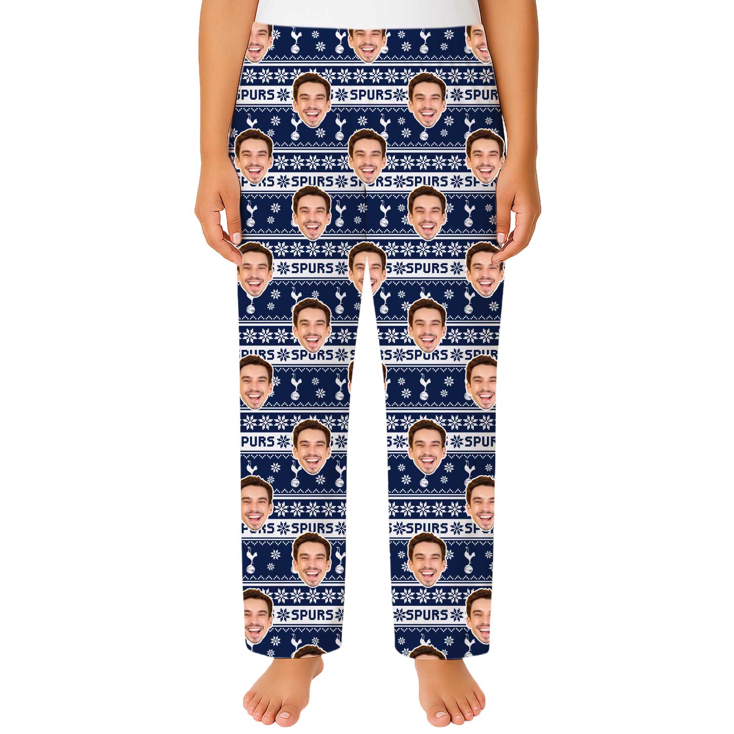 Spurs Christmas Women's Personalised PJ Bottoms