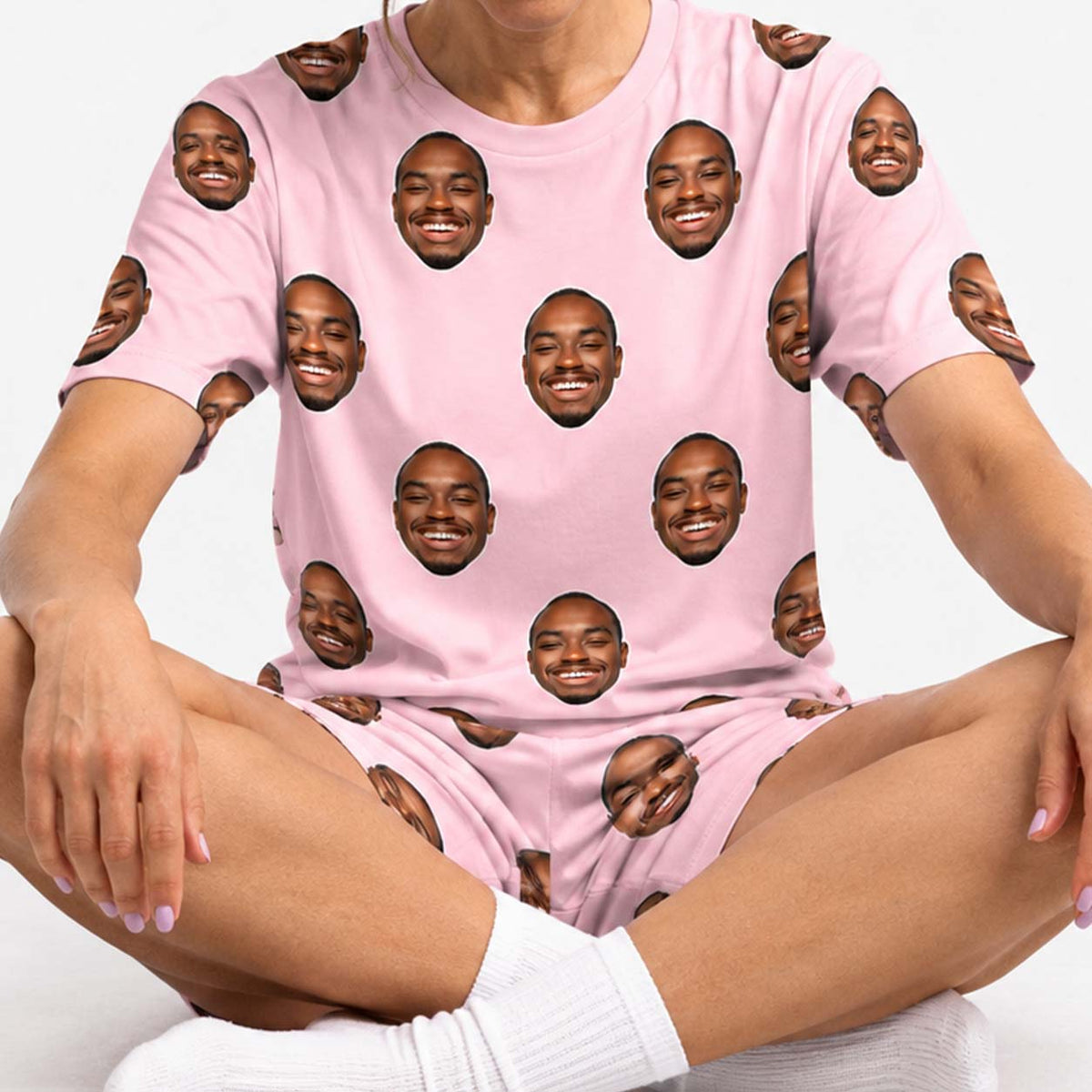 Your Face Women's Personalised PJs - Shorts Set