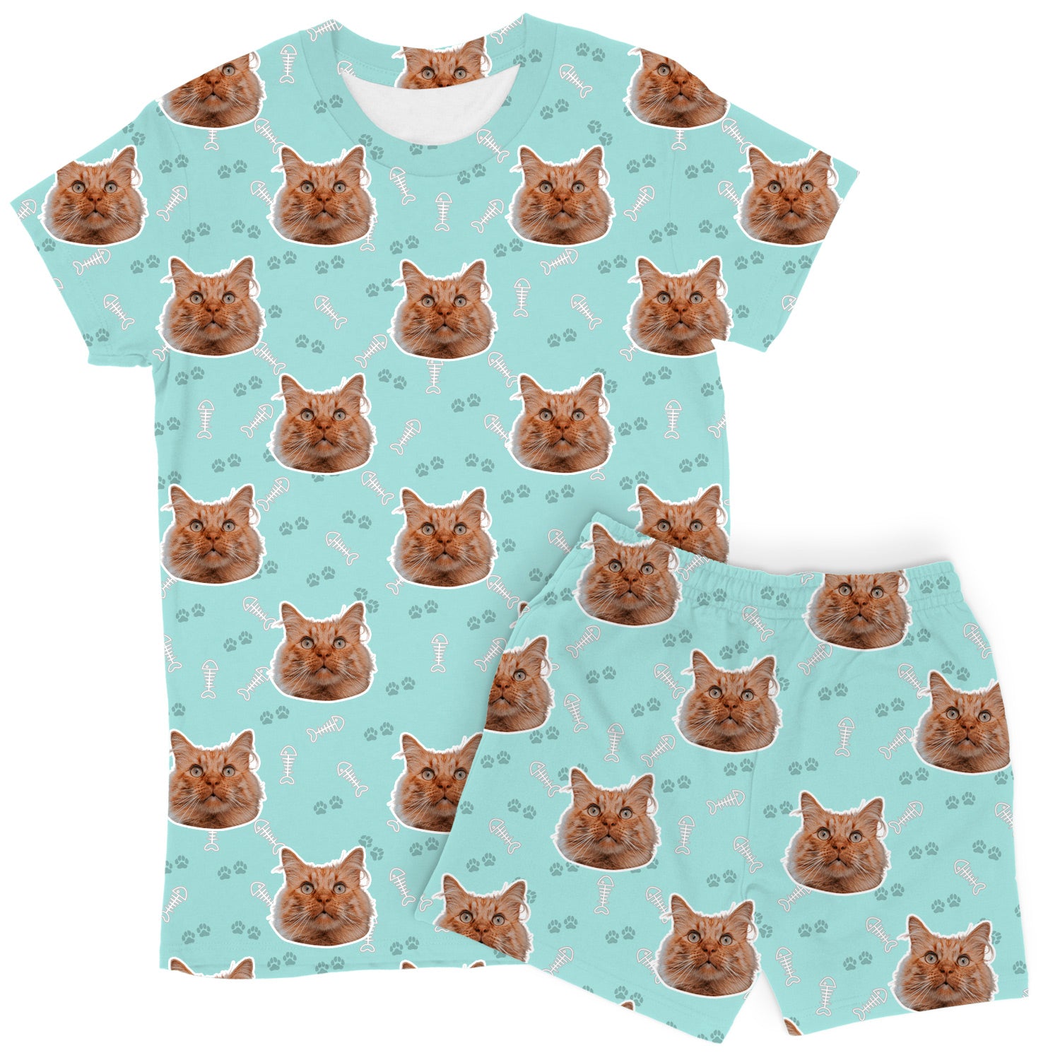 Your Cat Women's Personalised PJs - Shorts Set