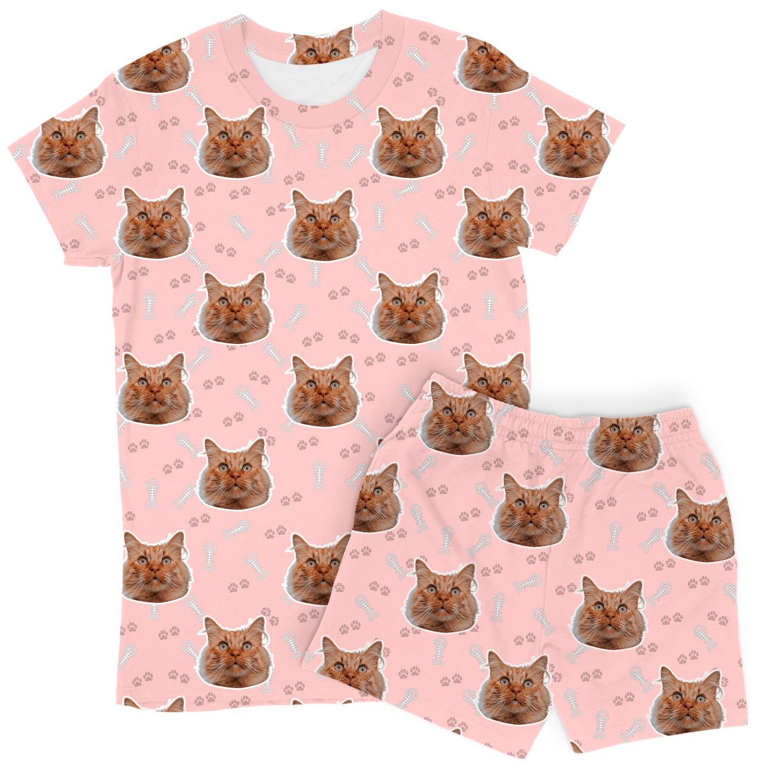 Your Cat Women's Personalised PJs - Shorts Set