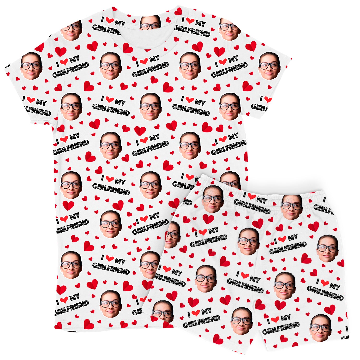 Custom Women's PJ Shorts Set