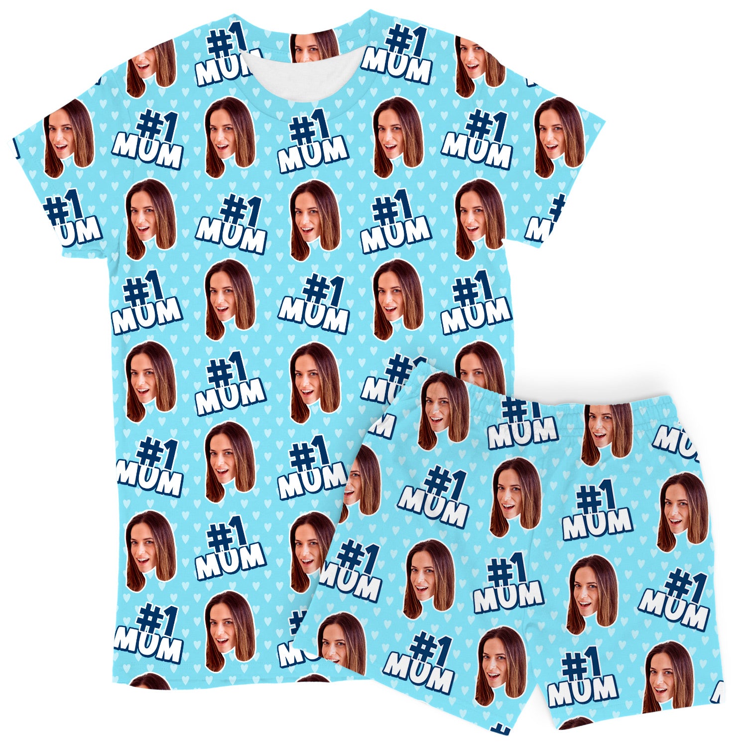 Mum Custom Women's PJ Shorts Set