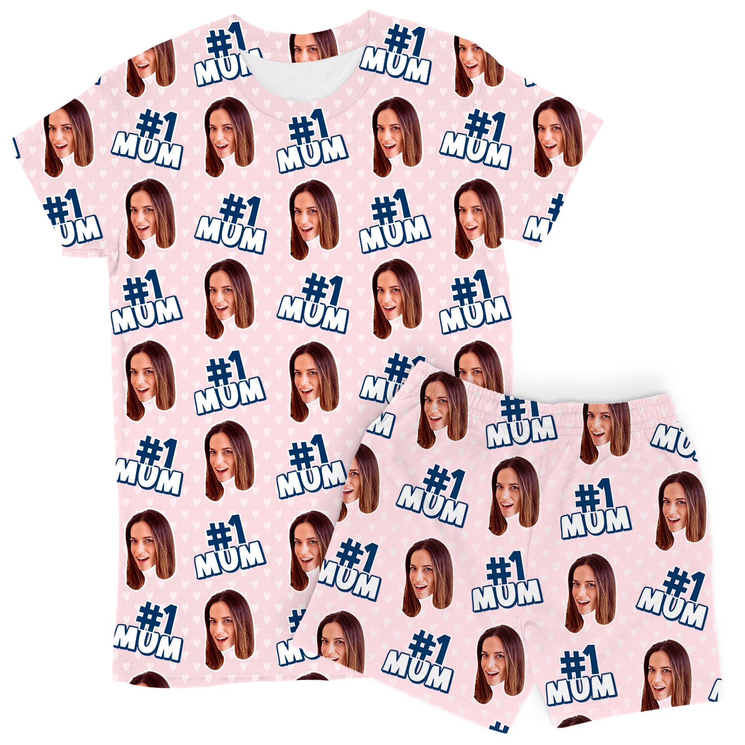 personalised Women's PJ Shorts Set