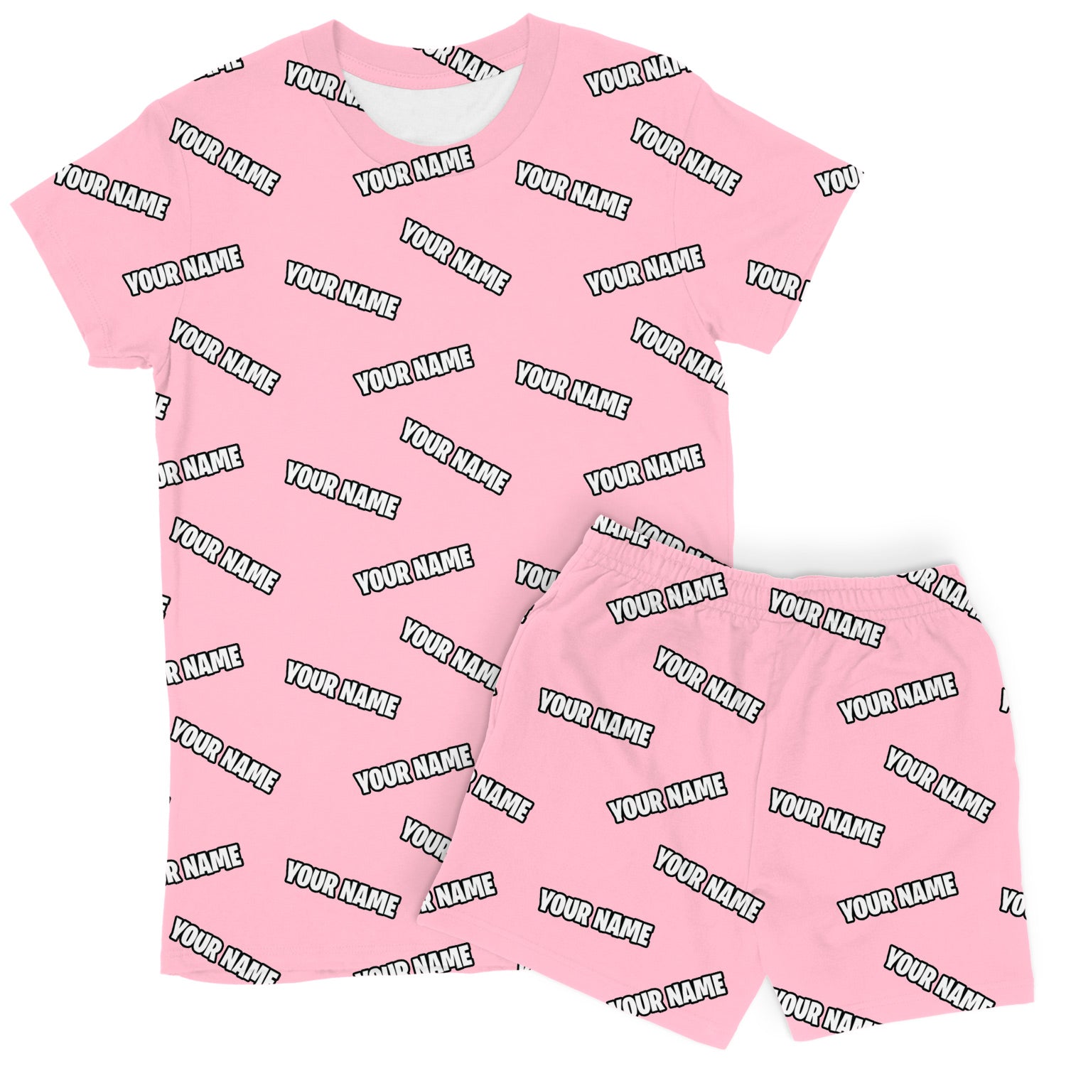 Your Name Women's Personalised PJs - Shorts Set