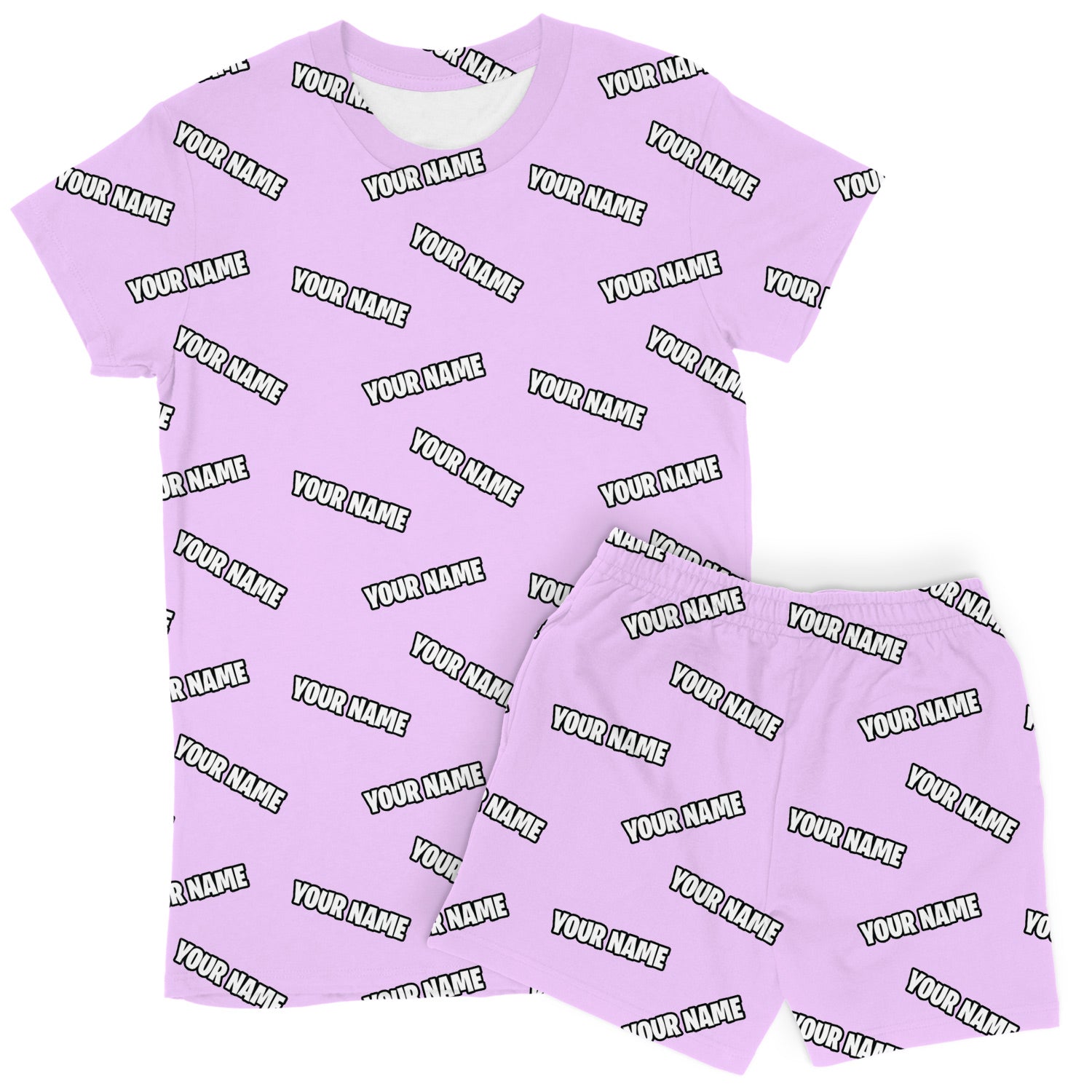 Your Name Women's Personalised PJs - Shorts Set