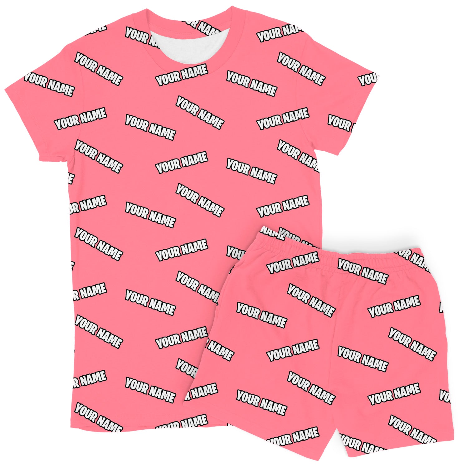 Your Name Women's Personalised PJs - Shorts Set