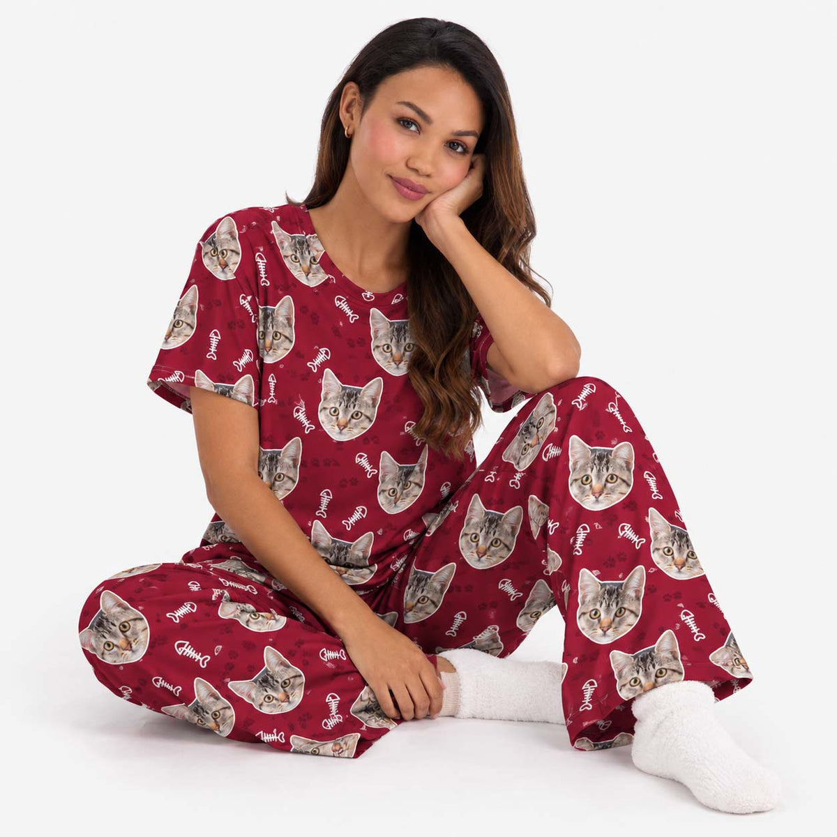 Your Cat Women's Personalised Pyjamas - Trouser Set