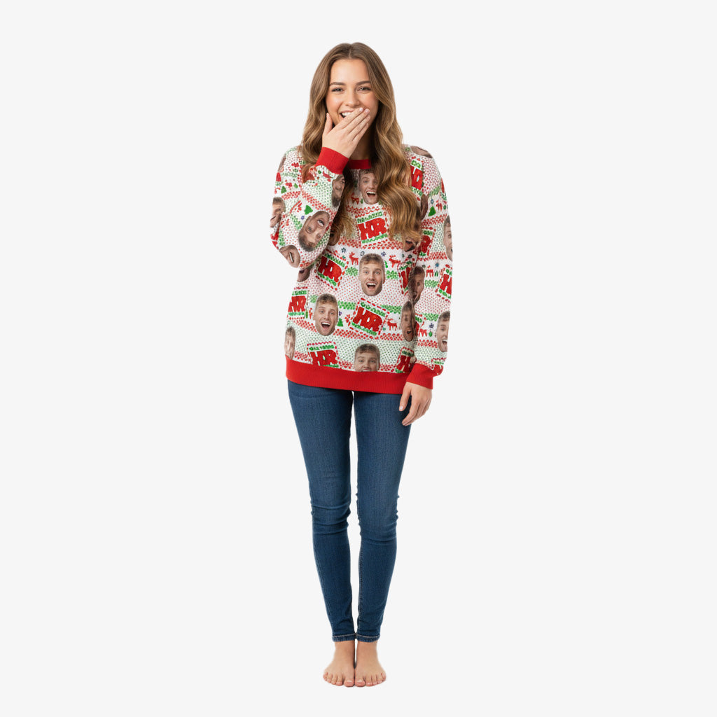 Walking HR Violation Personalised Christmas Jumper