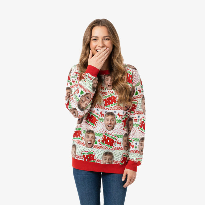 Walking HR Violation Personalised Christmas Jumper