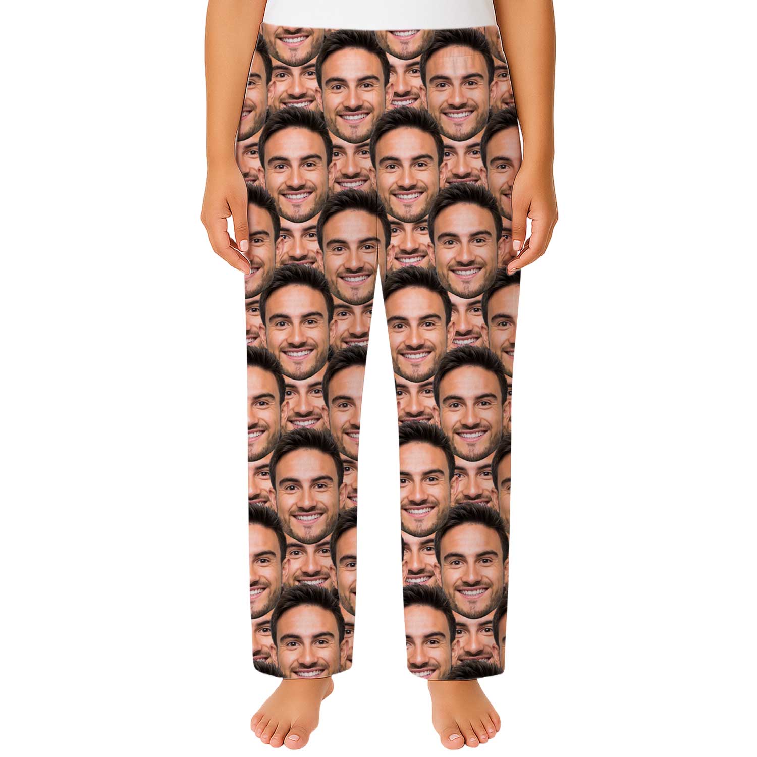 Women's Face Mash Personalised PJ Bottoms