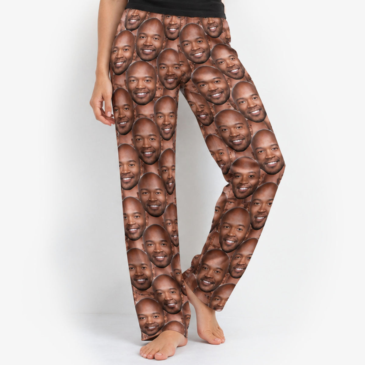 Women's Face Mash Personalised PJ Bottoms