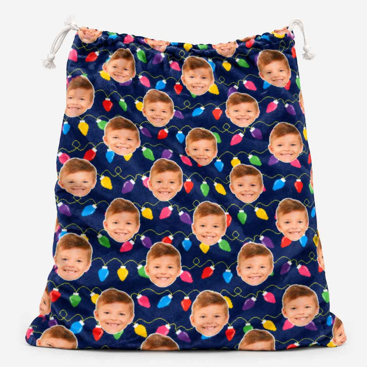 Christmas Lights Santa Sack
