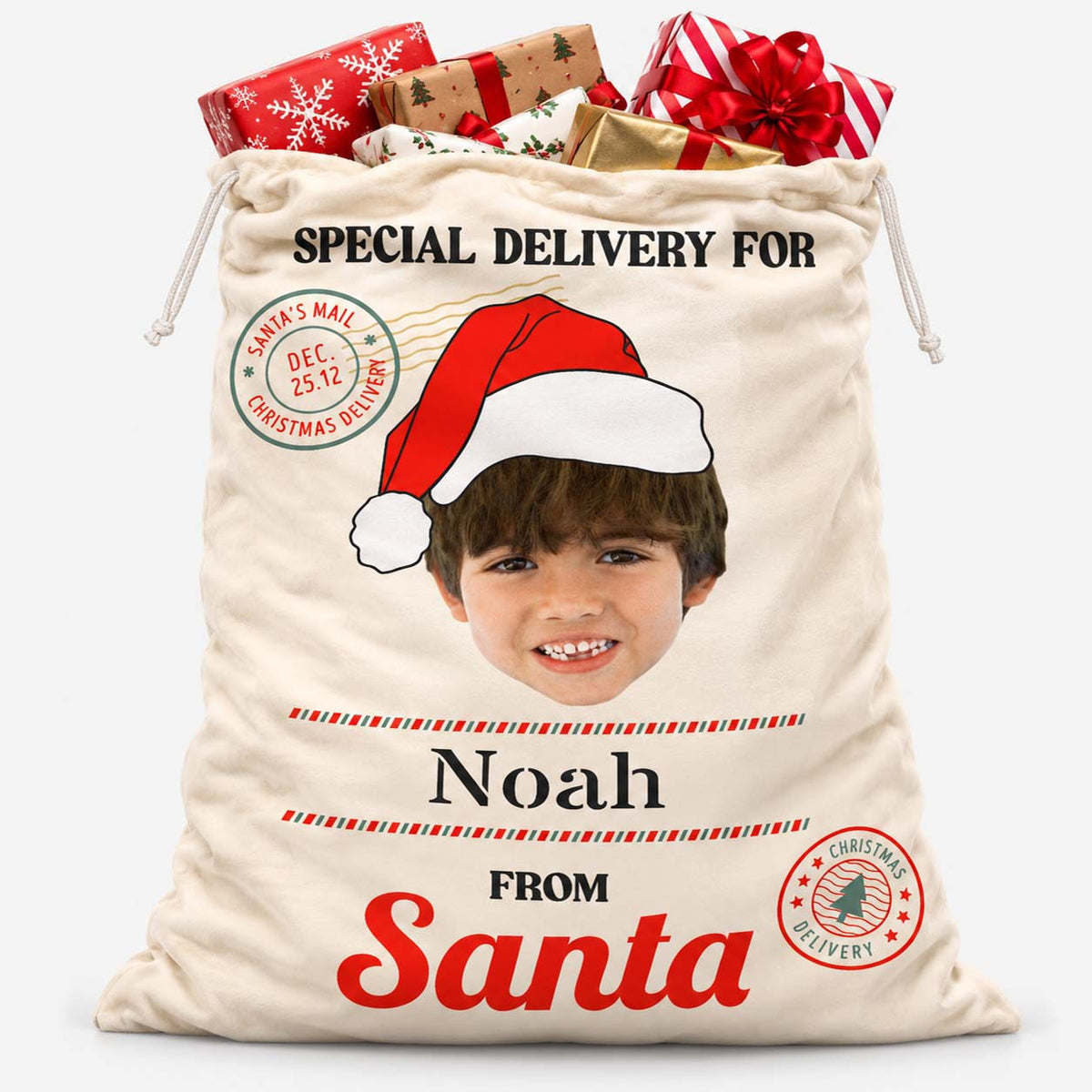 Special Delivery for (Name) Christmas Sack